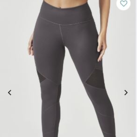 Fabletics Pants - Fabletics High-Waisted Mesh PowerHold® 7/8 Legging